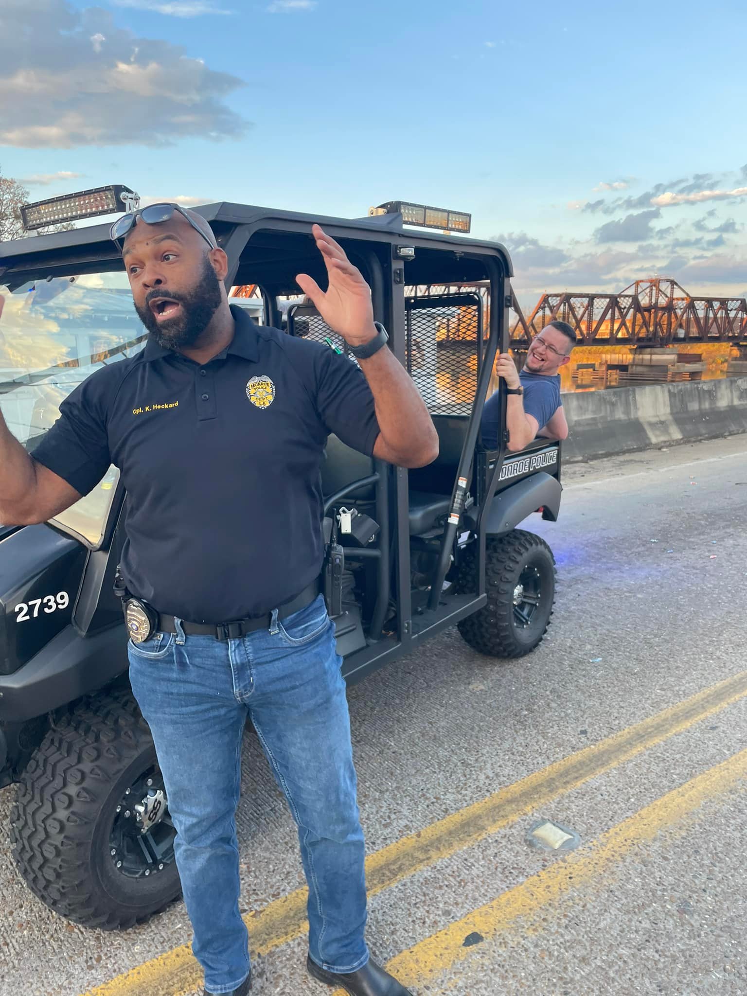 Out with Monroe PD